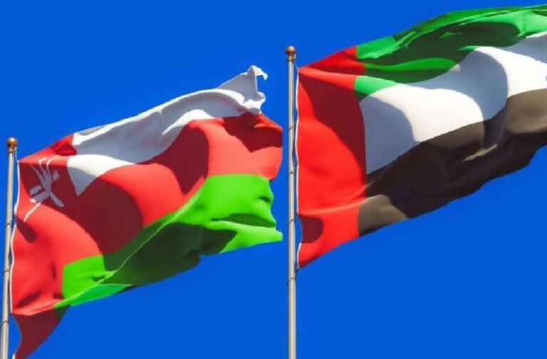 UAE and Oman Flags