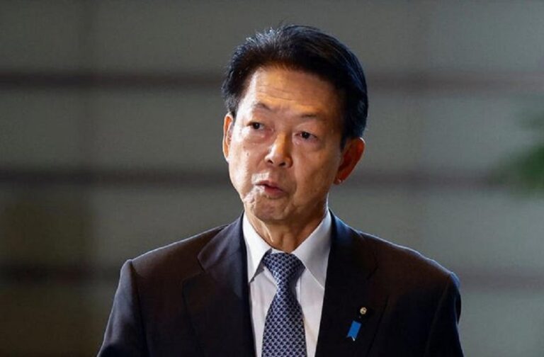 Japan's Trade Minister Yoji Muto