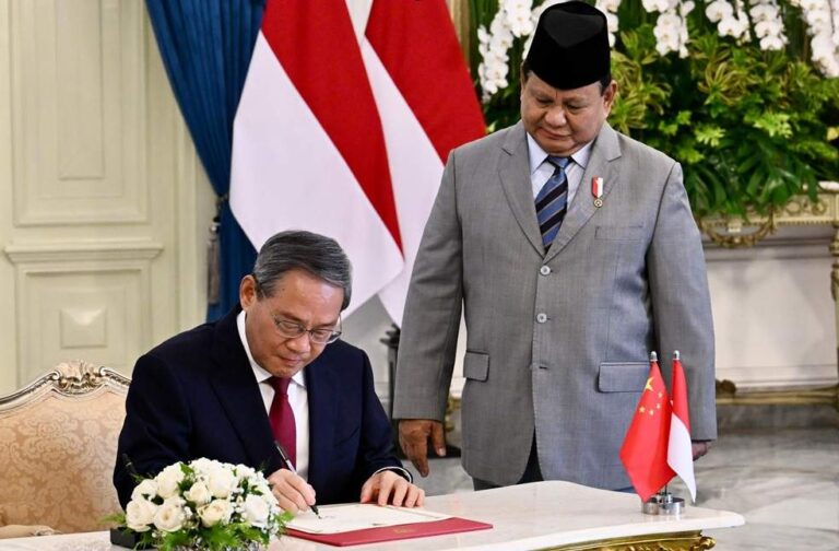 China Indonesia MoU Signing