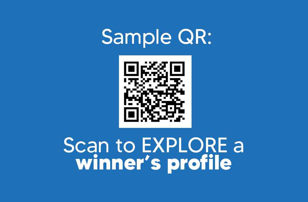 Verifiable QR Profile for Award Winners