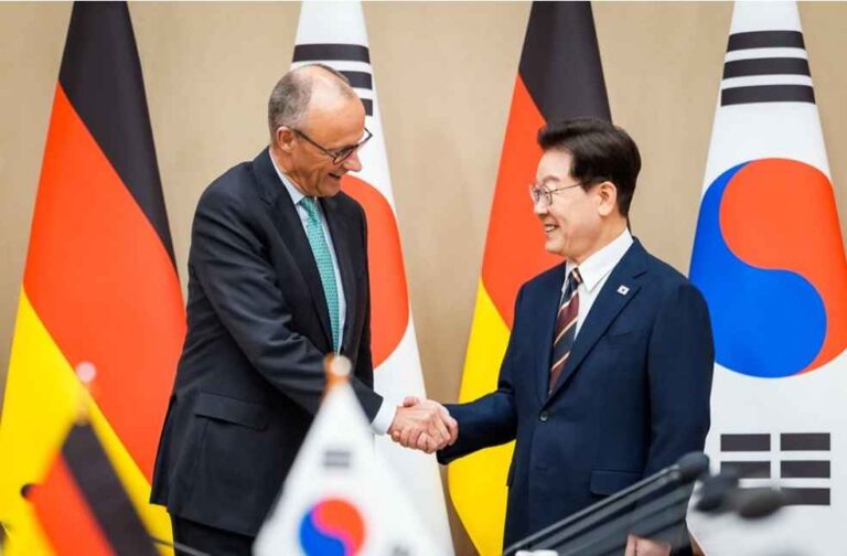 South Korea, Germany Agree to Enhance Strategic Partnership South Korean President Lee Jae Myung and German Chancellor Friedrich Merz